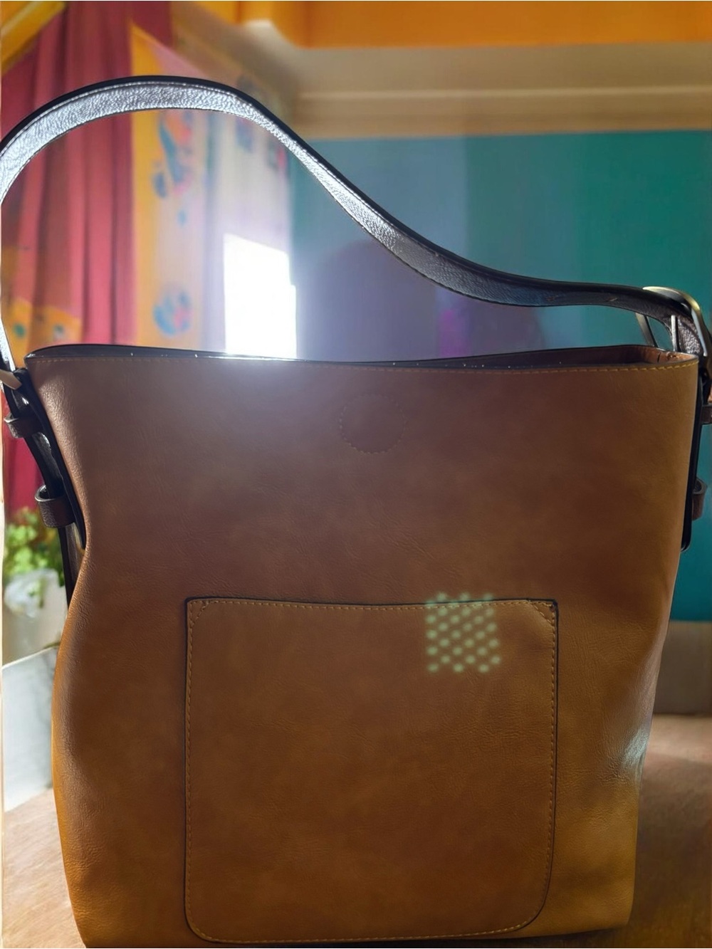 Hobo Tote Bag/Minimalist Bucket Purse